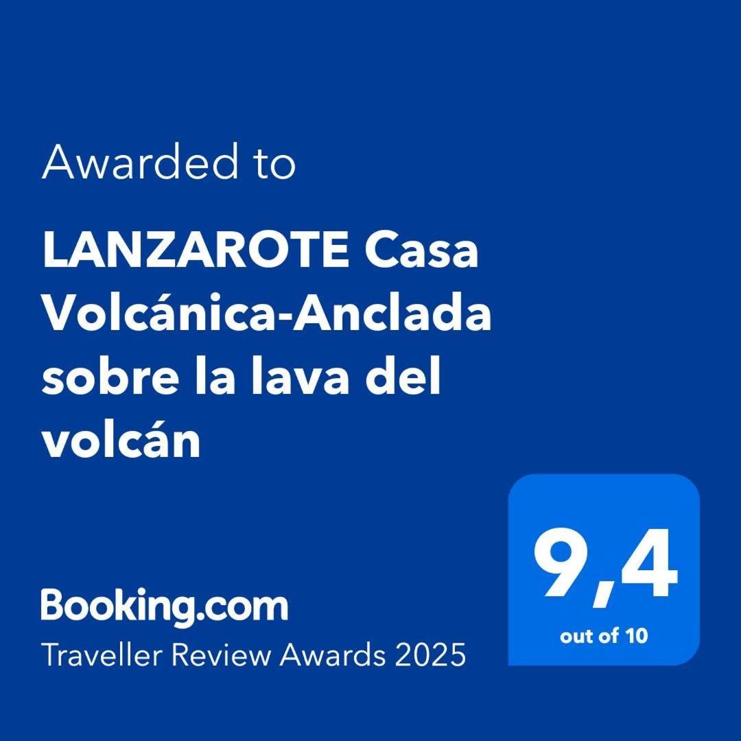 Lanzarote Casa Volcanica-Anclada Sobre La Lava Del Volcan Montana Blanca Exterior foto